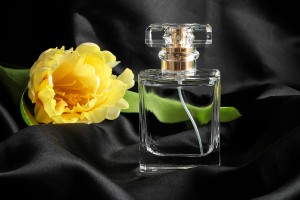 Flacon de parfum en verre de 50 ml transparent avec spray et bouchon-εικόνα_σύνθεση