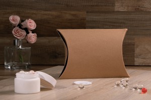 Karton 200x150x50mm aus Kraftpapier in Kissenform - 20 Stück-6