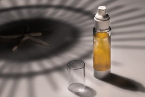 Flacon transparente en plastique airless pour crème de 50 ml-6