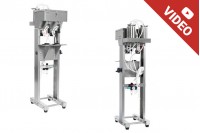 Vacuum liquid filling machine