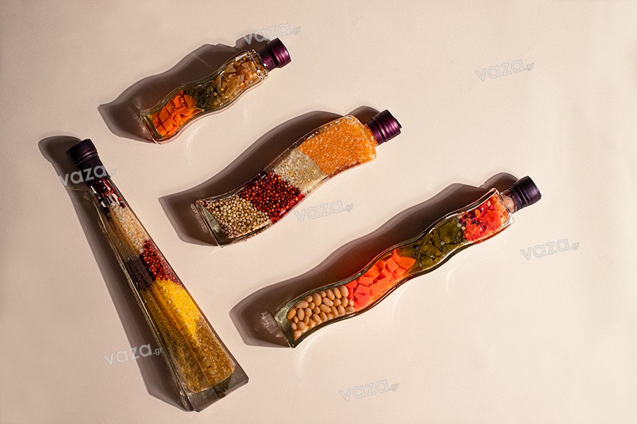 200ml Kitchen grain seeds decoration glass bottle in size 45x300