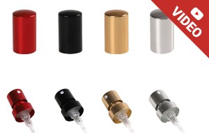 Vaporisateur en aluminium avec bouchon pour flacons de parfum avec fermeture de sécurité « à sertir » de 15 mm-εικόνα_προϊοντική
