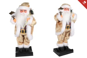 Weihnachtsmann mit Deko-Laterne mit Bewegung und Musik - Höhe 65 cm-εικόνα_προϊοντική