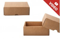 Κουτί συσκευασίας από χαρτί κραφτ χωρίς παράθυρο 170x130x60 mm - 20τμχ