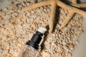 Flacon airless pour crème de 30 ml avec corps transparent en acrylique et bouchon en aluminium-8