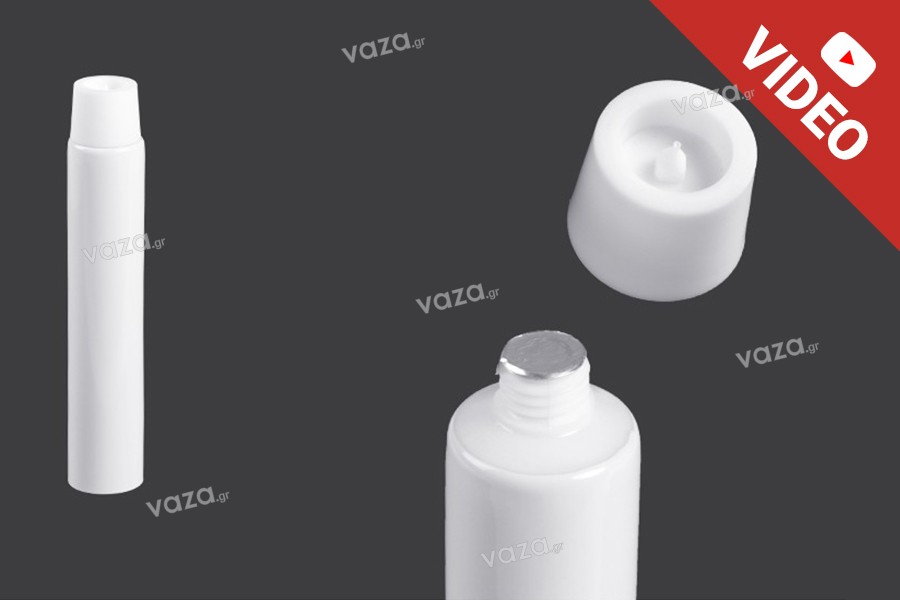 10ml plastic tube with inserted aluminum layer and screw cap - available in a package with 12 pcs