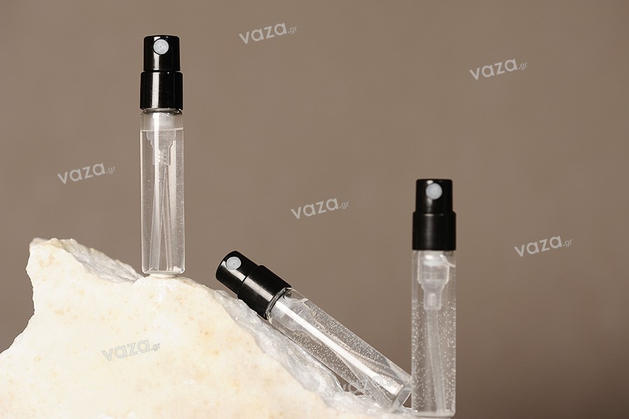Φιαλίδιο 2,5 ml γυάλινο για tester αρωμάτων