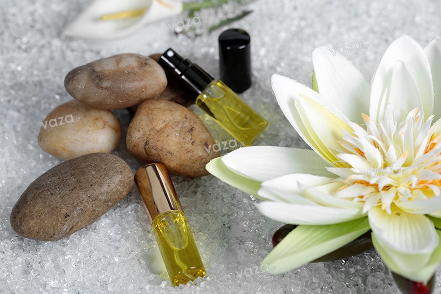 5ml glass perfume atomizer with aluminum cap