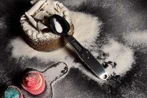 Digitale Küchenwaage - Löffel mit LCD-Bildschirm (0,1-500gr.)-εικόνα_σύνθεση