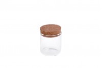 120 ml glass jar with cork for candles