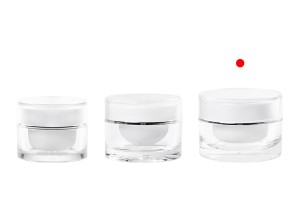 Luxusdose 30ml rund, Acryl mit Kunststoffsiegel auf der Dose und Innenseite auf dem Deckel - 12 Stk-εικόνα_σύνθεση