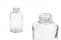 Bottle of 100 ml cylindrical glass