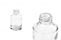 50ml short cylindrical glass bottle