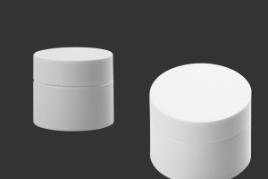 Pot en plastique de 50ml à double fond avec joint intérieur sur le couvercle et plastique sur le pot-1