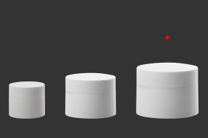 Pot en plastique de 50ml à double fond avec joint intérieur sur le couvercle et plastique sur le pot-5