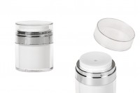 50ml acrylic airless jar with transparent cap