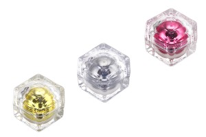 Luxusglas 15ml für Sahne, Acryl mit innerer Dichtung am Deckel und Kunststoff im Glas-6