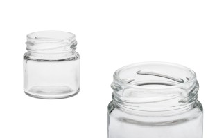 Yuvarlak küçük 60 ml Cam Kavanoz