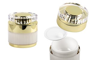Luxury 50ml acrylic jar for cream with acrylic cap and plastic gasket-εικόνα_προϊοντική
