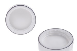 Glastiegel für Creme 100ml mit goldenem oder silbernem Deckel-εικόνα_σύνθεση