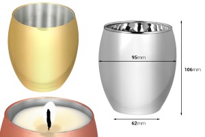 Decorative glass jar 480 ml suitable for tea lights and candles-εικόνα_διαστάσεις