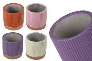 Decorative cement jar 103,5x98 mm - mix color-εικόνα_προϊοντική
