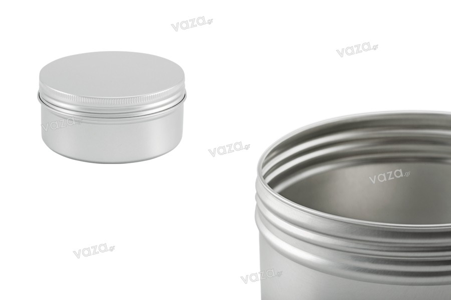 Vaso di alluminio per crema da 250 ml