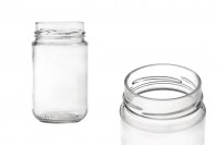 314 ml glass jar, 63TO (deep) finish, for jam, sweet preserves, etc.