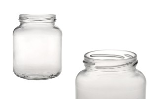 Oval kavanoz 370 ml - 20 adet