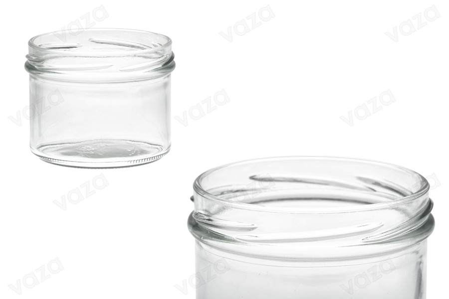 Barattolo in vetro trasparente da 225 ml per miele, caramelle o candele (TO 82) - 36 pz Barattolo in vetro trasparente da 225 ml per miele, caramelle o candele (TO 82) - 36 pz-εικόνα_προϊοντική