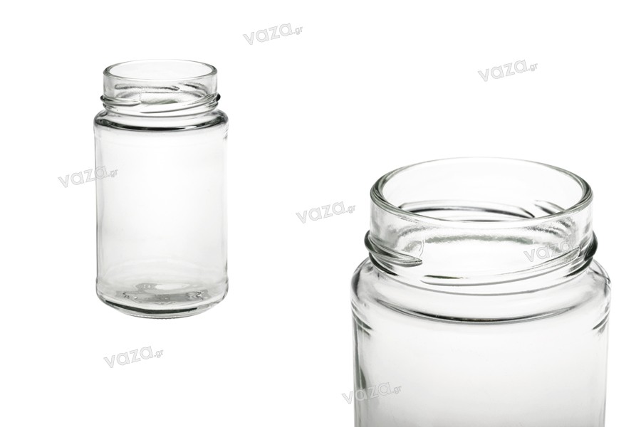 Βάζο γυάλινο 250 ml με στόμιο για καπάκι Deep Τ.Ο 58 Βάζο γυάλινο 250 ml με στόμιο για καπάκι Deep Τ.Ο 58
