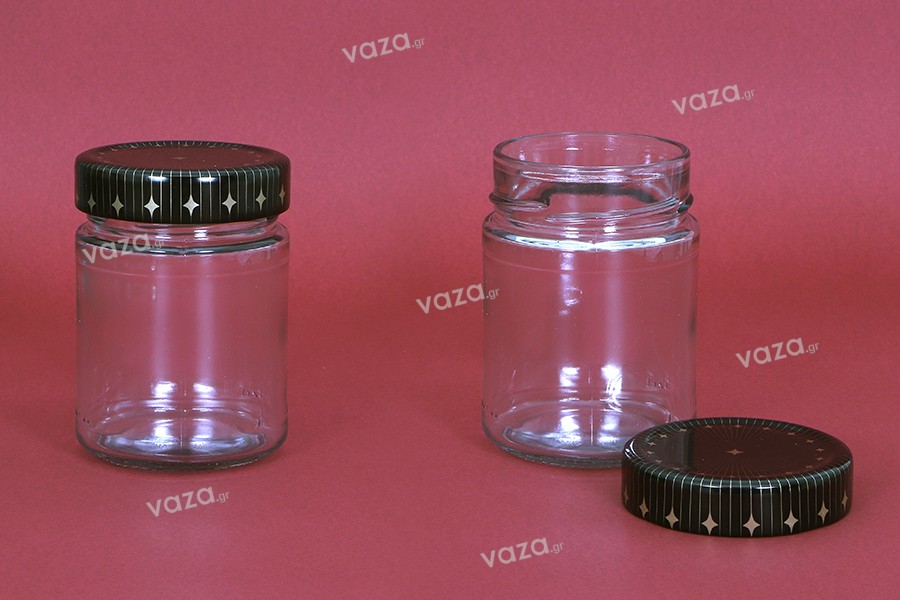 320 ml glass jar with cap - available in a package with 18 pcs