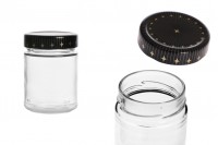 320 ml glass jar with cap - available in a package with 18 pcs