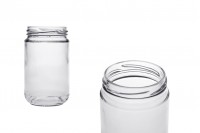 Cylindrical glass jar 314 ml transparent - pcs