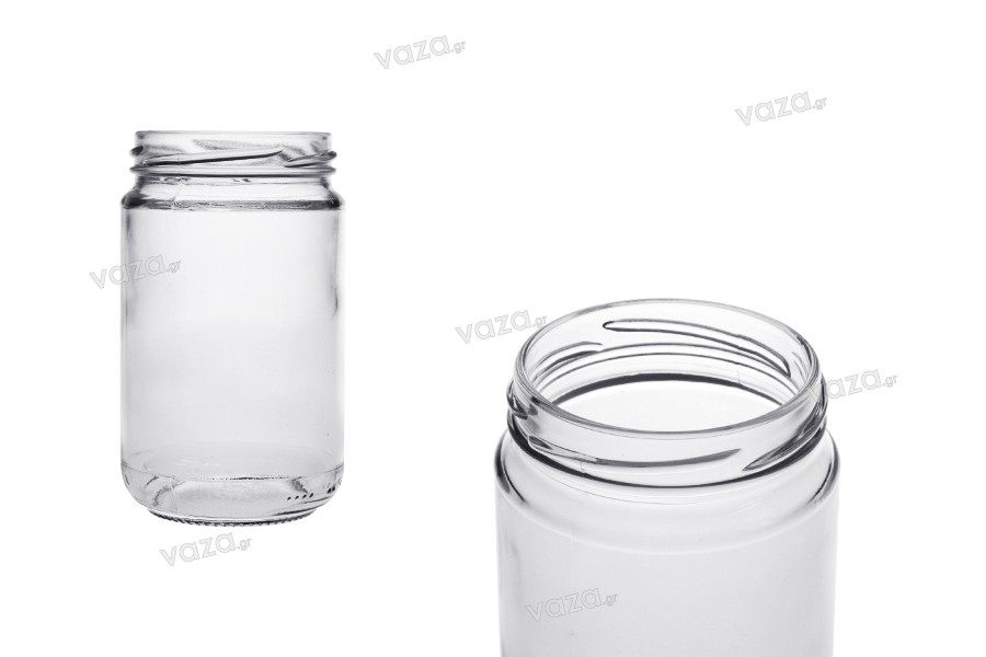 Pot en verre cylindrique 314 ml transparent - pcs