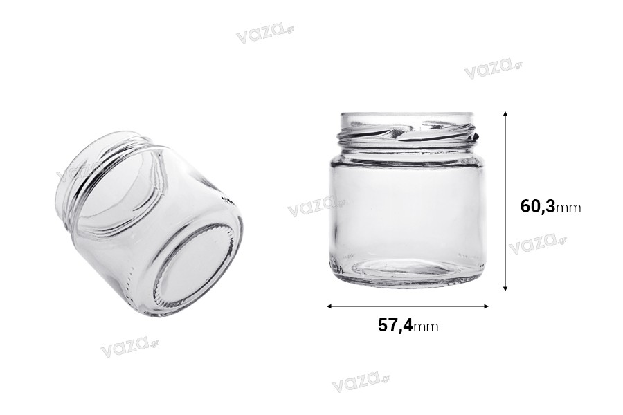 Glastiegel 106 ml zylindrisch - 112 Stk