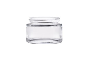 Çeşitli renklerde cam krem kavanozu 50 ml - kapaksız-6