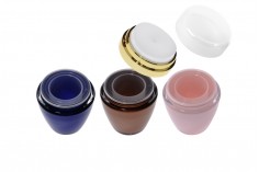 30ml plastic airless jar with left-opening cap in many colors. 