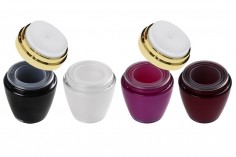 30ml plastic airless jar with left-opening cap in many colors. 