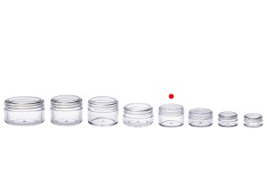 Acryl- Cremedose 15ml mit Deckel -12 Stücke-bildgruppe