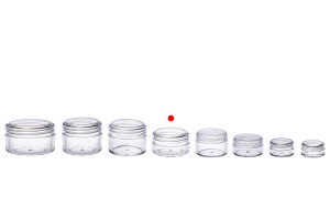 Vasetto in acrilico da 20 ml con tappo - 12 pz-bildgruppe