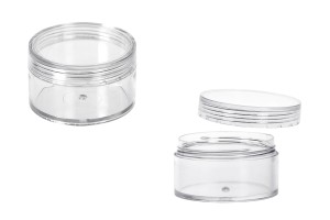 Acryl- Cremedose 50ml mit Deckel -12 Stücke