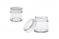 Clear 7 ml acrylic jar with matching cap 265x29 mm - 50 pcs