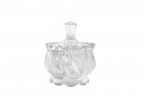 Glass jar for candy 140ml 88x110 mm with lid