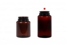 150ml plastic PET pill and capsule jar.