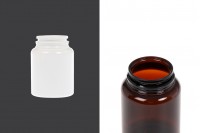 100ml plastic PET pill and capsule jar.