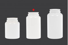 Borcan din plastic PET 150 ml pentru pastile si capsule