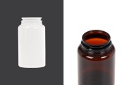 Pot en plastique PET de 150ml pour pilules et capsules