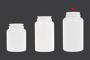 Βάζο πλαστικό PET 200 ml σε λευκό χρώμα για χάπια και κάψουλες-6