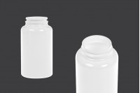 PET plastic jar 200 ml in white color for pills and capsules